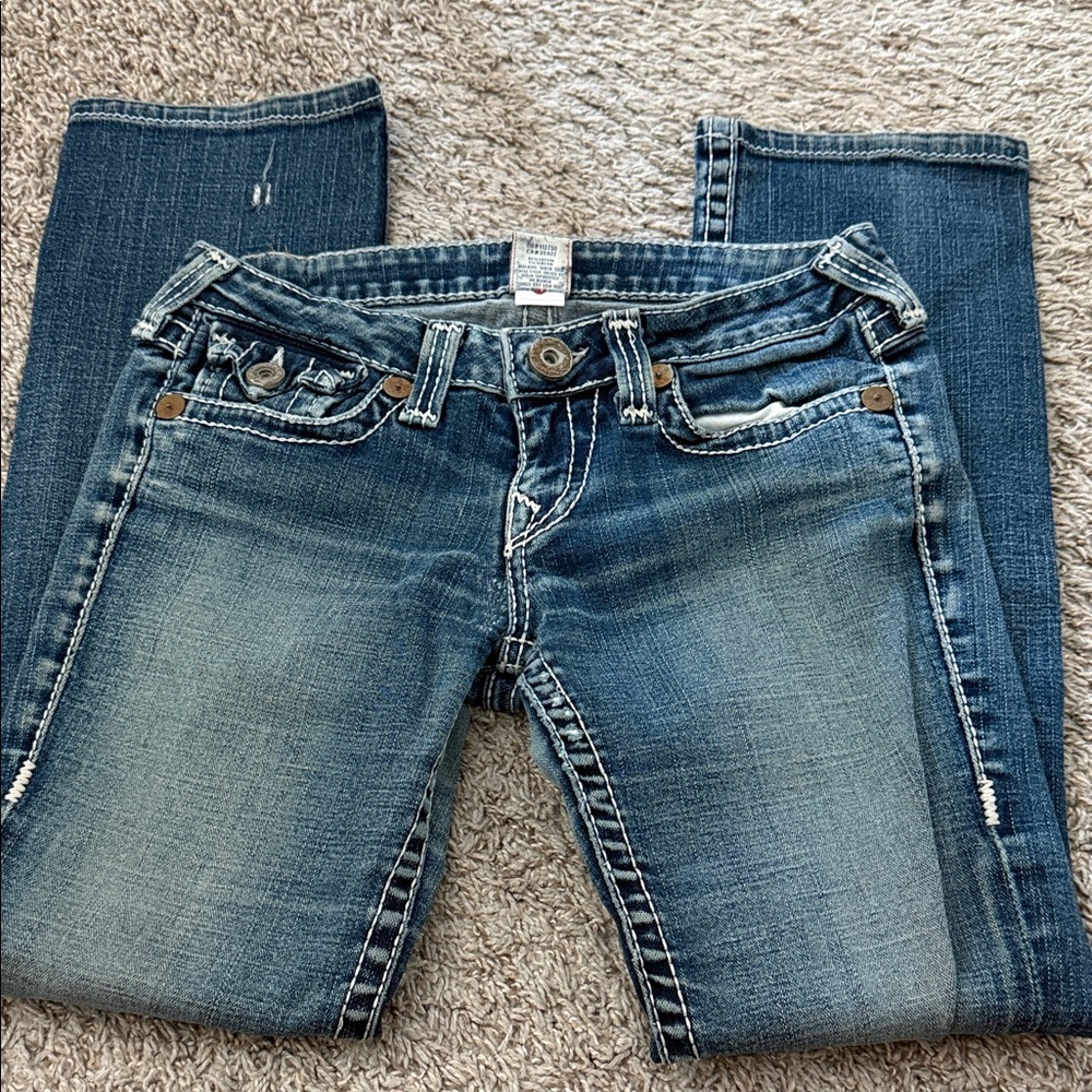 True Religion Women's Boot Cut Jeans - Classic Blue